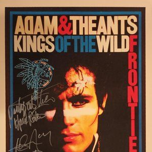 1984 Adam Ant Signed Original Concert Poster Reproduction (RP)